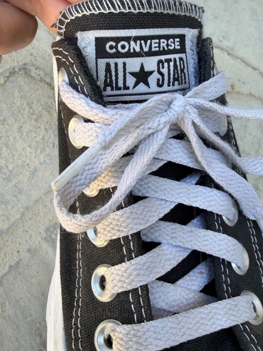 Converse Women’s Chuck All Star Black White Platform Sneakers 7.5 - Picture 6 of 6